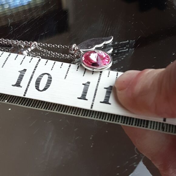 Womans  Friends  Forever Angel  Silver Plated Rope‎ Chain - Picture 4 of 5